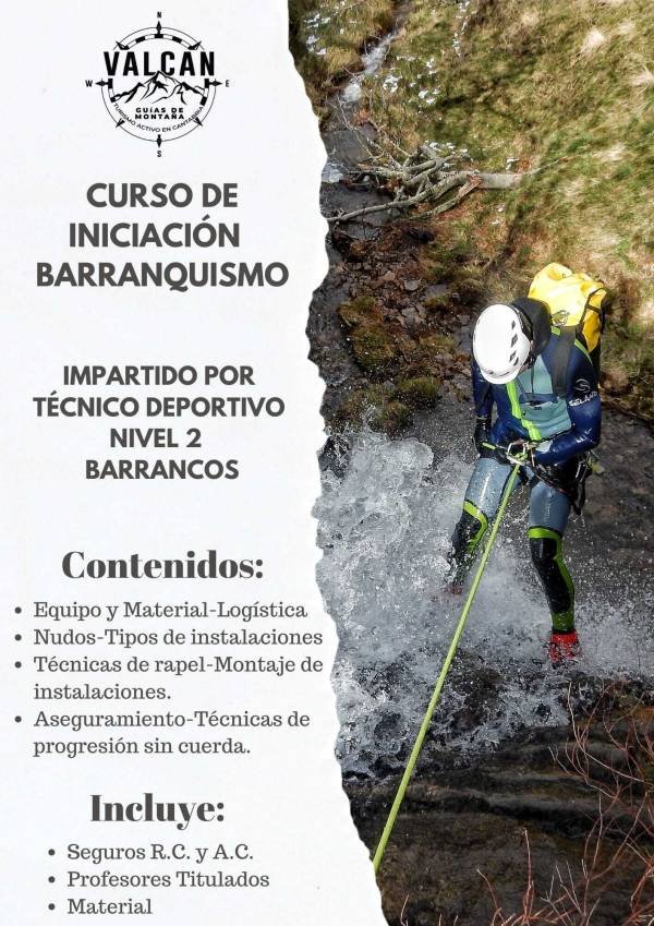 curso barranquismo Cantabria