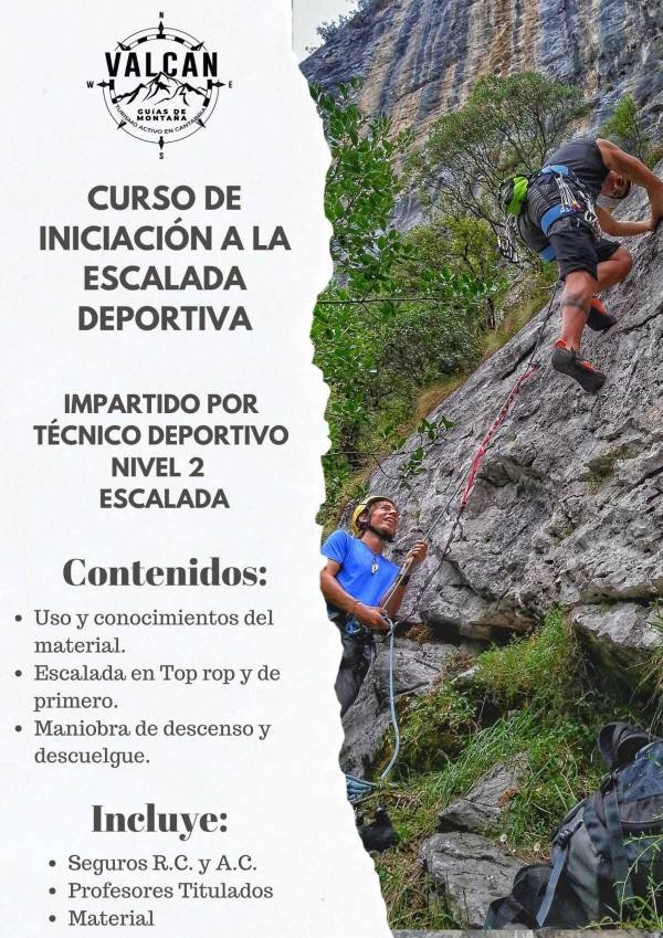 curso iniciacion escalada deportiva