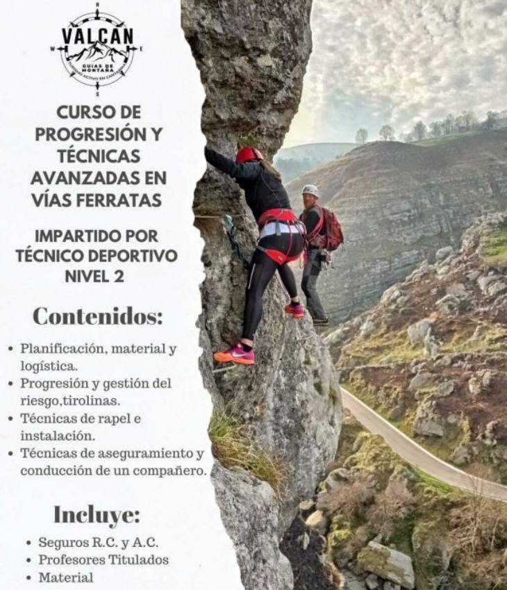 curso vías ferratas Cantabria